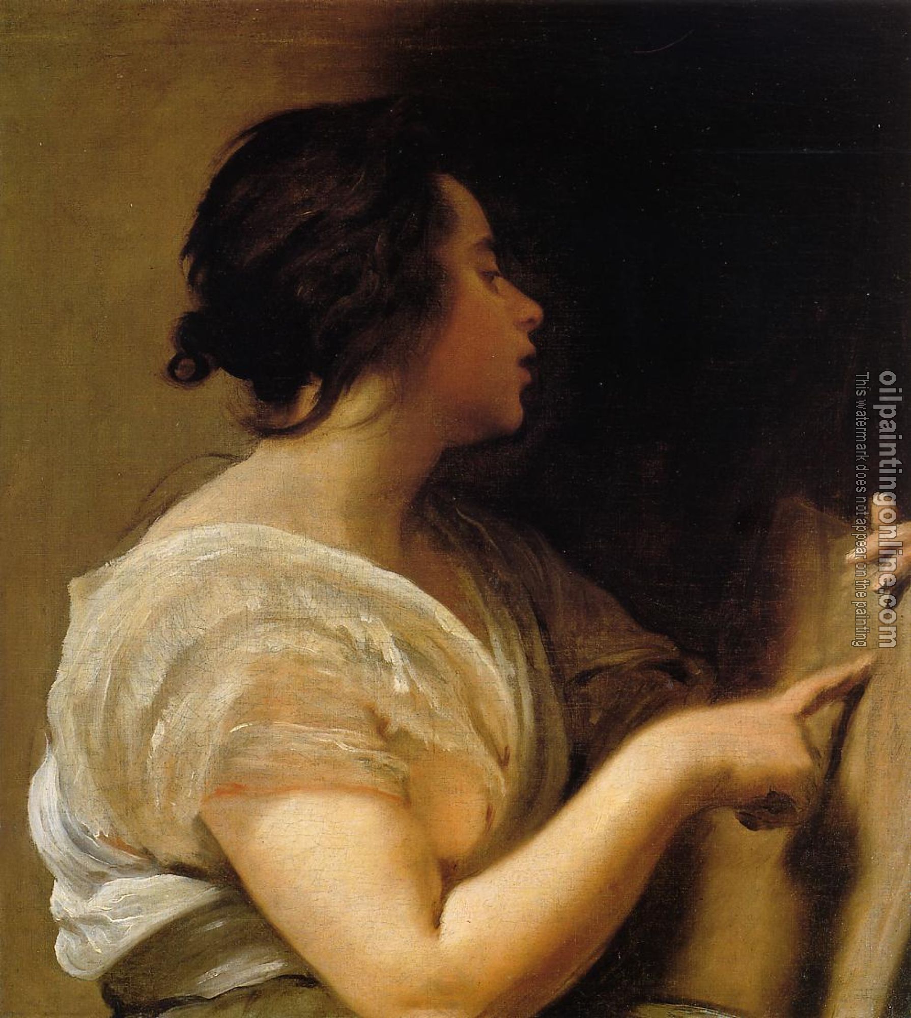 Velazquez, Diego Rodriguez de Silva - Arachne,A Sybil